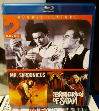 Mr.  Sardonicus/the Brotherhood Of Satan Blu - Ray Mill Creek Rare Oop