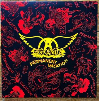 Aerosmith Permanent Vacation Rare Promo 12 X 12 Album Flat 