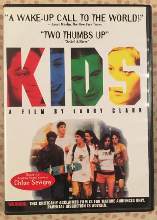 Dvd Kids Oop Out Of Print Chloe Sevigny Rosario Dawson Larry Clark Rare