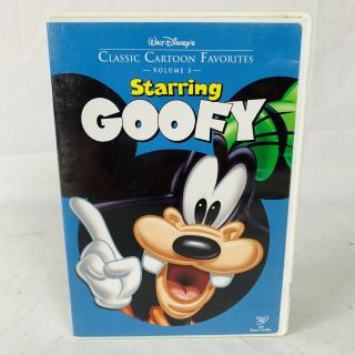 WALT DISNEY ' S Classic Cartoon Favorites DVD Volume 3 Starring GOOFY RARE OOP 2