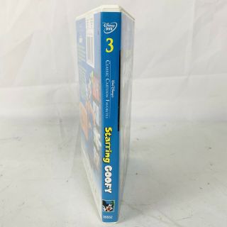 WALT DISNEY ' S Classic Cartoon Favorites DVD Volume 3 Starring GOOFY RARE OOP 3