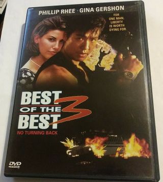 Best Of The Best 3 No Turning Back Dvd 1994 Phillip Rhee Gina Gershon Rare Oop