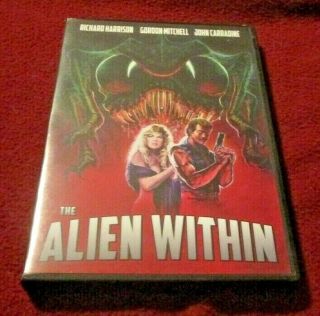 The Alien Within W/bonus Evil Spawn Rare Oop Dvd John Carradine,  Ted Newsom