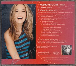 Mandy Moore Crush Rare Promo Cd Single W/ Remix 