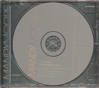 Mandy Moore Crush RARE promo CD single w/ remix ' 01 2