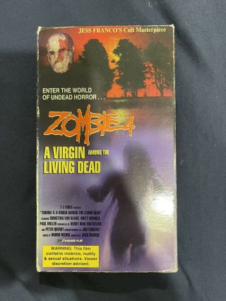 Jess Franco’s Zombie 4 Vhs Rare Oop