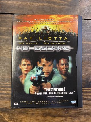 No Escape (dvd,  1998) Hbo Home Video Snap Case Rare