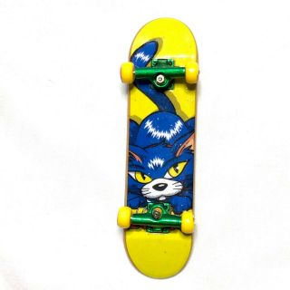 Rare Vintage Hook - Ups Tech Deck 96mm Fingerboard Cat Skate Skateboard Anime