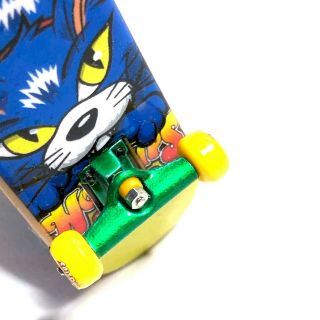 Rare Vintage Hook - Ups Tech Deck 96mm Fingerboard Cat Skate Skateboard Anime 2