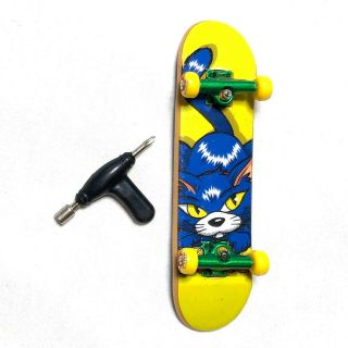 Rare Vintage Hook - Ups Tech Deck 96mm Fingerboard Cat Skate Skateboard Anime 3