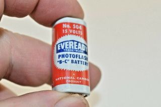 Old Stock Rare Eveready 15 Volts No.  504 Neda 220 Battery Bx5