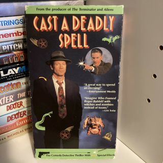 Cast A Deadly Spell (vhs,  1991) Rare