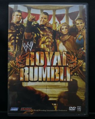 Wwe Royal Rumble 2006 Dvd Kurt Angle John Cena W/ Inserts Oop Rare