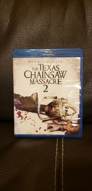 The Texas Chainsaw Massacre 2 (blu - Ray Disc,  2012) Oop Rare 1st Edition
