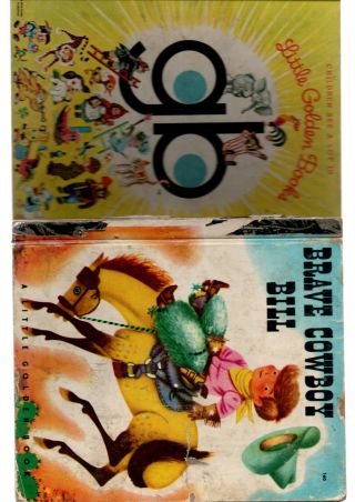 Brave Cowboy Bill : Little Golden Book - Jackson Rare Sydney Edition