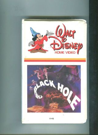 Walt Disney Sci - Fi The Black Hole - 1979 (vhs 11vs) White Clamshell Rare