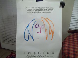 John Lennon,  Imagine,  27x41 ",  Poster,  Rare Movie Company Promo