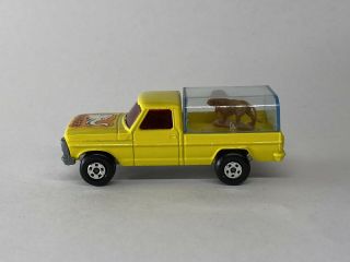 Vintage 1973 Matchbox Superfast Rolamatics 57 Wild Life Truck Rare Near