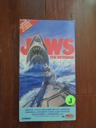 Jaws The Revenge Vhs En Espanol / Spanish Rare