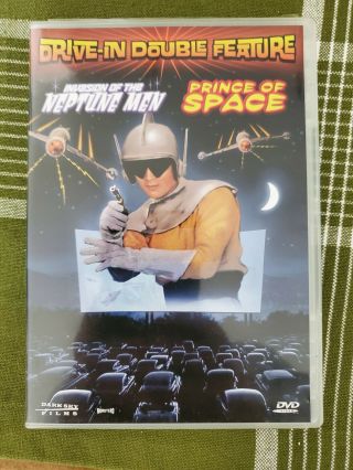 Rare Oop Prince Of Space Invasion Of The Neptune Men Dvd Cult Drive - In B Movie