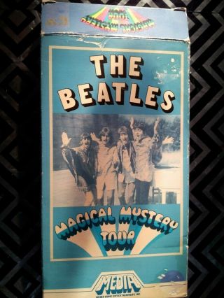 1967 The Beatles Magical Mystery Tour - Rare 1985 Media Vhs - I Am The Walrus