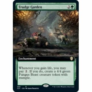 Trudge Garden (extended Art) X4 Commander 2021 Magic Mtg Card