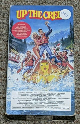 Up the Creek VHS Tape 1984 Tim Matheson Vestron Video Rare Sex Comedy Furst 2