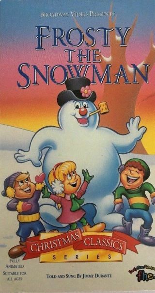 Frosty The Snowman,  Christmas Classics Series Vhs (1993) Rare Vintage - Ships N 24h
