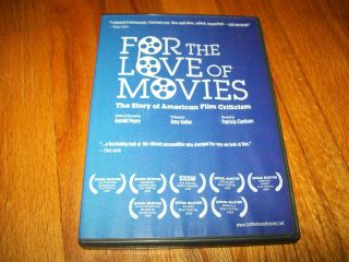 For The Love Of Movies: The Story Of American Film Criticism Dvd Very Rare