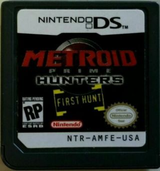 Metroid Prime Hunters Nintendo Ds Authentic Rare