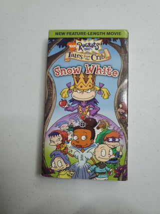 Rugrats - Tales From The Crib: Snow White (2005,  Vhs) Rare Nickelodeon Movie