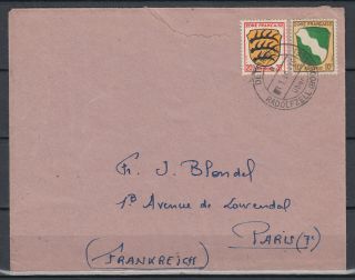 Germany French Zone 1946 Cover To Paris / Rare Franking / Rrr