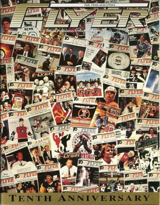 Oct 5,  1993 Philadelphia Flyers Vs Pittsburgh Penguins Game Program Vintage Rare