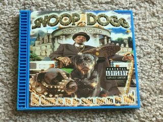 Snoop Dogg - Da Game Is To Be,  Not To Be Told Cd Rare No Limit Records 1998