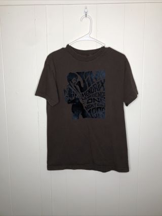 Jimi Hendrix Experience One Night Only 1968 Rare Band Tee Shirt Size M