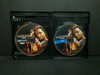 The Hunger Games Catching Fire (4K UHD,  Blu - ray) w/ OOP Rare Slipcover 3