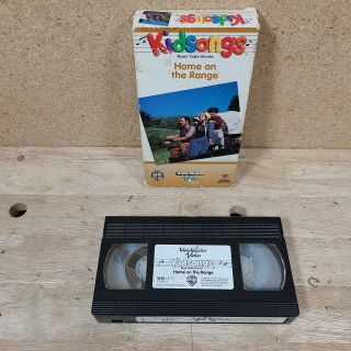 Kidsongs Vhs Home On The Range View Master Video Rare 1986 - - 3176