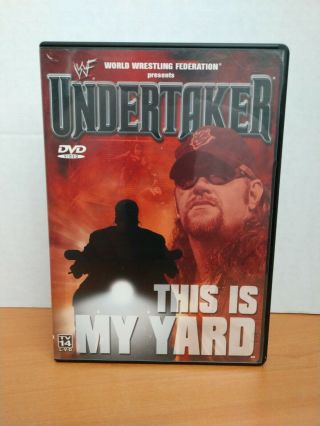 Wwf 2001 Undertaker This Is My Yard Dvd - Vintage / Rare / Near