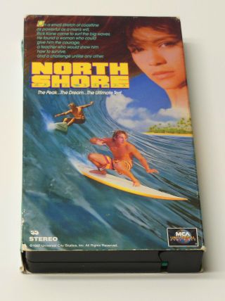 North Shore 1987 Vhs Rare Oop Classic 80s Hawaii Surfing Movie Fast Ship