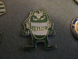 Rare Old Glasgow Celtic Football Club (11) Enamel Brooch Pin Badge