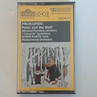 Prokofiev: Peter And The Wolf Cassette,  Michael Flanders/narrator & Philharmonic
