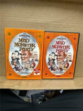 Mad Monster Party (dvd,  2005) Anchor Bay W/ Booklet And Slipcover Rare
