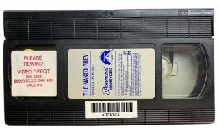 The Naked Prey VHS Cornel Wilde MOVIE vintage horror rare HTF 3