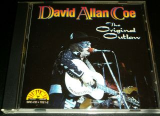 David Allan Coe - The Outlaw Cd — Sun Records — Rare — Minty Disc