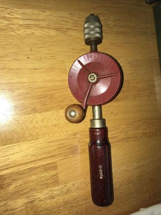 Vintage X - Acto Eggbeater Mini Hand Drill Rare