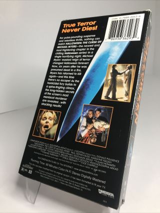 Halloween 6: The Curse of Michael Myers (VHS 1996) Horror Slasher Dimension Rare 2