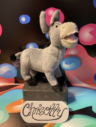 Dreamworks Shrek The Third 6” Donkey Plush Rare