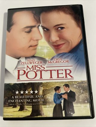 Miss Potter (dvd,  2007) Very Rare Dvd Ewan Mcgregor Renee Zellweger Scratch