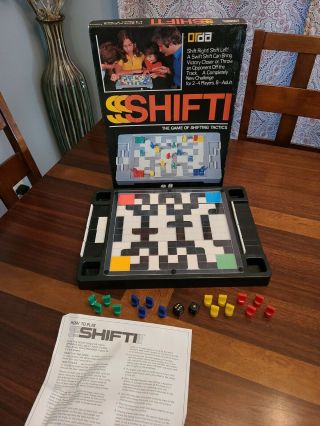 Rare Vintage Shifti Board Game 1977 Complete Game Of Strategy By Orda Euc