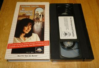 An Unexpected Family (vhs,  1996) Stockard Channing Drama Rare Demo Tape Screener